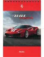 2018 FERRARI 488 PISTA MEDIA BROCHURE ENGELS, Nieuw, Ferrari, Author