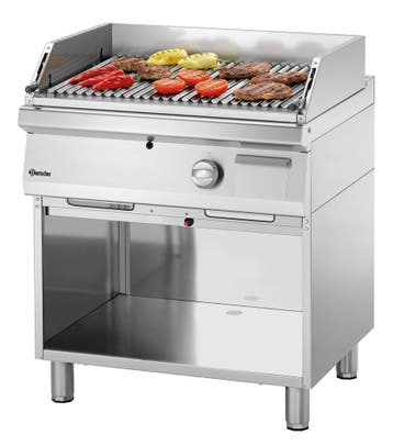 Bartscher Lavasteengrill Serie 700 | 700VR G180 | Gas | V-Ro, Zakelijke goederen, Horeca | Keukenapparatuur, Ophalen of Verzenden