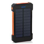 Solar Charger 30.000mAh Externe Powerbank Zonnepaneel, Telecommunicatie, Powerbanks, Verzenden, Nieuw, Stuff Certified®