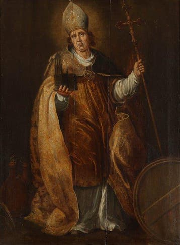 Laat-18e-eeuwse volger van Abraham Bloemaert - Heilige, Antiek en Kunst