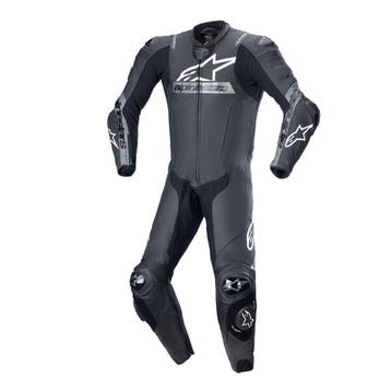 Alpinestars Missile V2 Ward 1Pc lederen pak zwart metallic, Nieuw met kaartje, Overall, Alpinestars, Heren