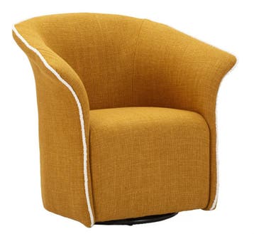 SENAPE SIENA DRAAIFAUTEUIL CM 83,5x66x80 (ZITHOOGTE: CM 42 ), Huis en Inrichting, Ophalen of Verzenden, Nieuw