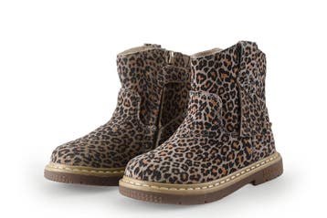 Shoesme Enkellaarzen Meisjes in maat 22 Panter, Verzenden, Jongen of Meisje, Schoenen, Zo goed als nieuw