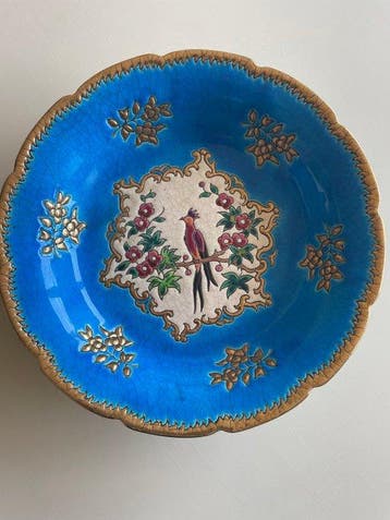 Longwy - Schotel - Creamware - Diep bord (grote kom)