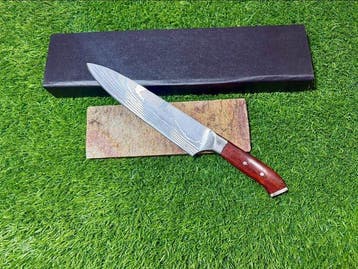 Hekito - Keukenmes - Santoku - Exclusieve vintage keukenmes