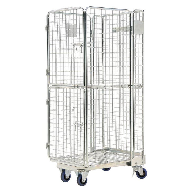 4-Heks rolcontainer 4-heks dubbele deur a-frame nestbaar, Zakelijke goederen, Machines en Bouw | Heftrucks en Intern transport