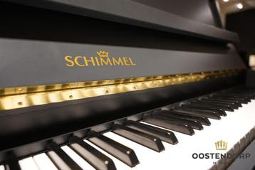 Schimmel 113 GRY messing piano, Zo goed als nieuw, Piano