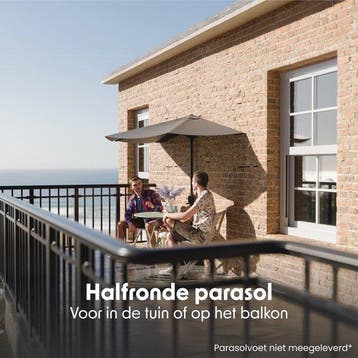 2dekans | LifeGoods Balkon Parasol - Tuin - 270x135 cm -, Ophalen of Verzenden, Zo goed als nieuw