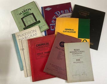 Various - Antique and vintage dental equipment catalogues -