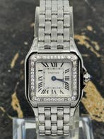 Cartier Panthère Small - Steel - Diamonds - W4PN0016, Nieuw, Polshorloge