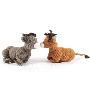 Os Haken voor Mini Kerststal - Haakpret Anja Toonen - Haak, Ophalen of Verzenden, Nieuw