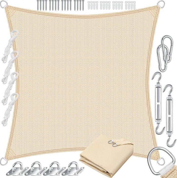 Schaduwdoek - zonnezeil zonwering en windbescherming -, Tuin en Terras, Tuinsets en Loungesets, Verzenden