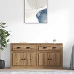 vidaXL Dressoirs 2 pcs Artisan Eiken 70 x 35,5 x 67,5 cm, Verzenden, Nieuw, 50 tot 100 cm, 25 tot 50 cm