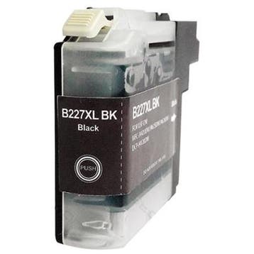 Huismerk Brother LC-227XLBK cartridge zwart, Verzenden, Nieuw, Huismerk