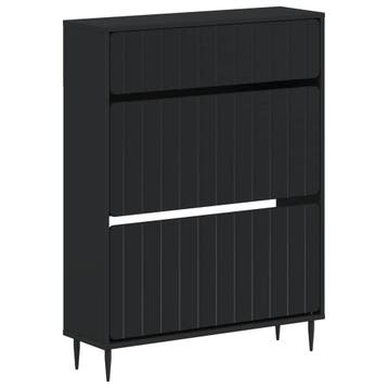 vidaXL Schoenenkast ZWOLLE 78 x 24 x 103 cm Bewerkt hout, Verzenden, Nieuw