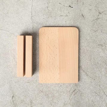 HOCHO Beuken standaard met A7 bord 105 x 85 mm zonder opdruk, Ophalen of Verzenden, Nieuw