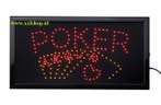 Poker LED bord verlichting lichtbak reclamebord pokerroom, Verzamelen, Verzenden, Nieuw
