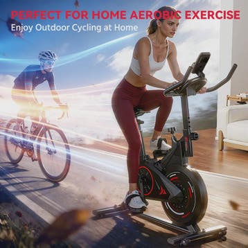 Stille Hometrainer Spin Bike voor Binnen Fitness - met LCD M, Verzenden, Nieuw