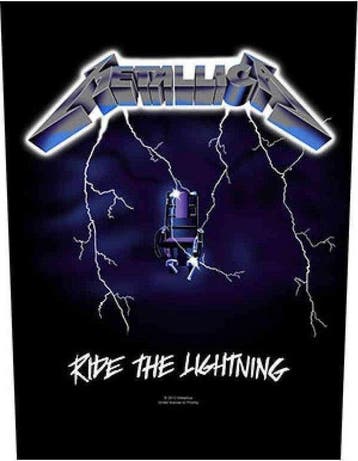 Metallica Ride the Lightning Rugpatch officiële merchandise, Verzamelen, Ophalen of Verzenden, Nieuw, Kleding