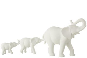 Olifant Rij 3 PolyHars Wit, Verzenden, Nieuw