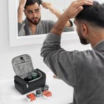 Luxe Zwarte Washbag -Waterafstotend en Handig voor Reizen, Verzenden, Nieuw, Zwart, Heer of Dame