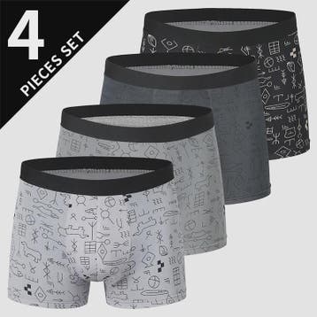 4-delige Set Heren Boxershorts - Sneldrogend, Comfortabel &, Kleding | Heren, Ondergoed, Verzenden