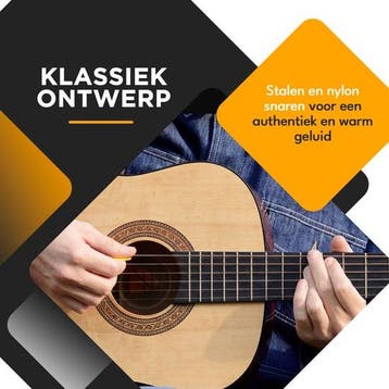 2dekans | Finesse Akoestische Gitaar - met Videocursus -, Ophalen of Verzenden, Zo goed als nieuw
