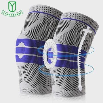 Comfortabele Kniebeschermers met Siliconen Pad & Stabilisere, Verzenden, Nieuw