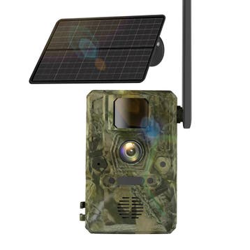 NÖRDIC 4G Wildcamera met Zonnepaneel - Waterdicht - GPS, Audio, Tv en Foto, Ophalen of Verzenden, Nieuw