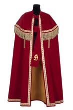 Mantel + Stola Fluweel Stefan (standaard), Verzenden, Nieuw