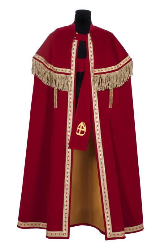 Mantel + Stola Fluweel Stefan (standaard), Diversen, Sinterklaas, Verzenden