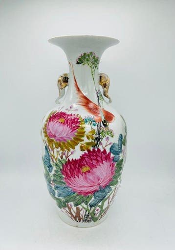 Vaas - Porselein - China - Qing Dynastie (1644-1911) - Grote