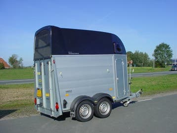Humbaur Single Alu 1.5 paards trailer, Ophalen, Gebruikt, Aluminium, Overige typen