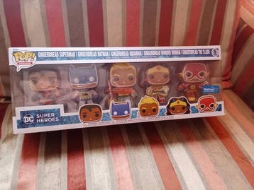Funko - Funko Pop - Gingerbread Superhelden 5-Pack