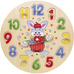 VIGA klok puzzel, d 30 cm, 12 delen, 1 stuk, Nieuw