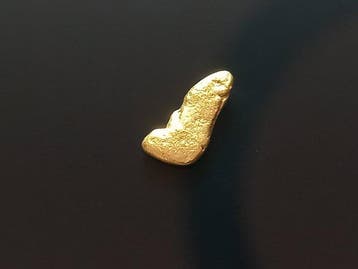 Juweel - Gouden nugget - Yukon Goud nugget - Hoogte: 0.7 mm