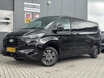 Ford Transit Custom 2.0 TDCI 136pk L2H1 Limited AUT | L+R SC, Automaat, Stof, Gebruikt, Zwart