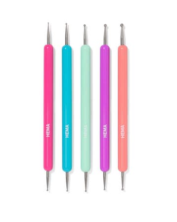 HEMA Dotting pennen 5 stuks, Verzenden, Nieuw