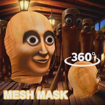 3D Geprinte Volledig Gezicht Masker Balaclava - Elastische M, Verzenden, Nieuw