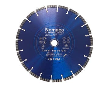 Nemaco diamantzaagblad universeel 300 x 25,4 mm, Ophalen of Verzenden, Nieuw
