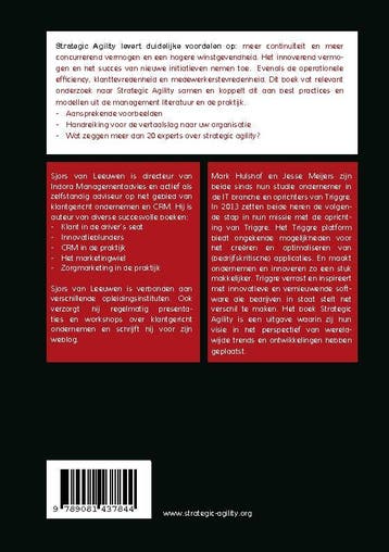 Strategic agility 9789081437844 Jesse Meijers, Boeken, Verzenden, Zo goed als nieuw, Jesse Meijers