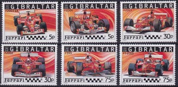 Gibraltar - 2004 - Ferrari - Postfris, Verzenden, Postfris, Auto's