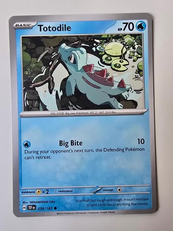 TOTODILE (TEMPORAL FORCES 039/162) (TRADING CARD), Verzenden, Gebruikt