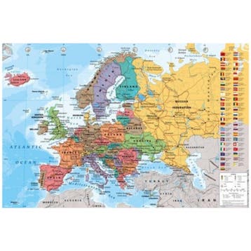 Poster van Europa - 60 x 90 cm, Ophalen of Verzenden, Nieuw