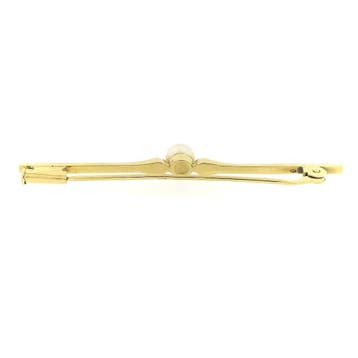 Gouden broche met cultivé parel, Gebruikt, Ophalen of Verzenden, Met edelsteen, Goud