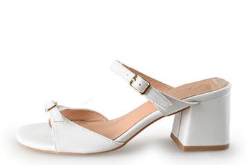 Joyceline Sleehakken in maat 37 Wit, Kleding | Dames, Verzenden, Wit, Zo goed als nieuw, Schoenen met hoge hakken