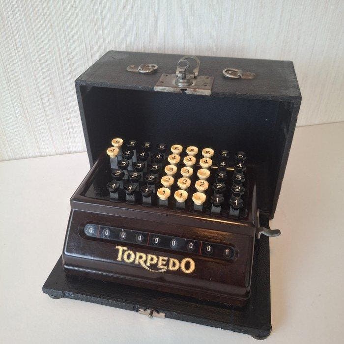 Torpedo - Rekenmachine - 1920-1930 - Comptometer, Antiek en Kunst, Kunst | Designobjecten