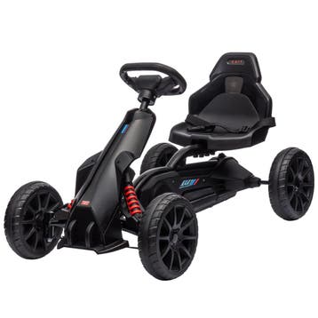 TRUUSK Gokart Trapauto - Handrem - Verstelbare Stoel - Voor-, Verzenden, Nieuw
