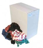 Poetslappen Bonte tricot doos 10 kg, Verzenden