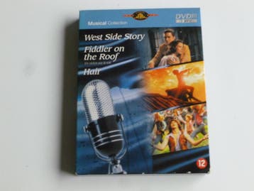 West Side Story / Fiddler on the Roof/ Hair (3 DVD), Ophalen of Verzenden, Zo goed als nieuw